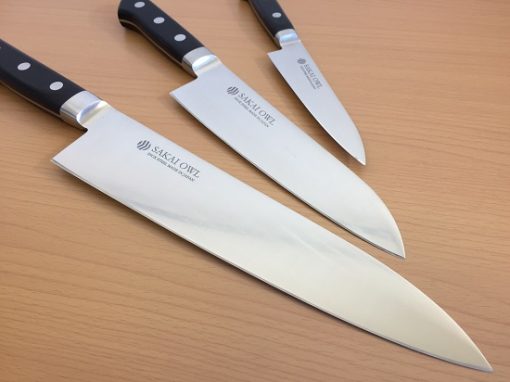 made in Sakai stainless steel Japanese knife series