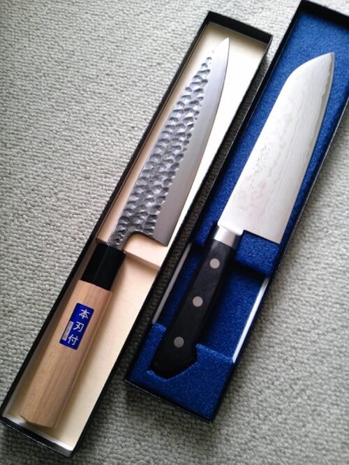 my first knives got in Seki, Japan
