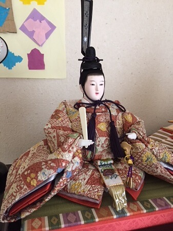 Japanese Hina dolls for girl's festival, details