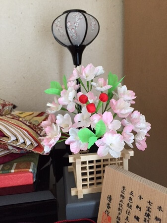 Japanese Hina dolls for girl's festival, details