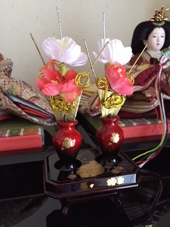 Japanese Hina dolls for girl's festival, details