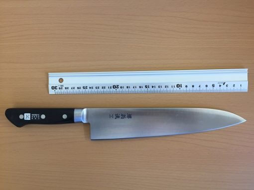 Japanese chef knife made in Sakai, gyuto SK steel