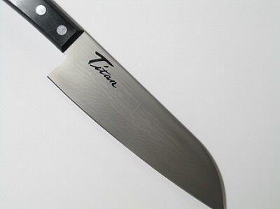 kitchen knife made of titanium