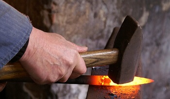 forging knife blade