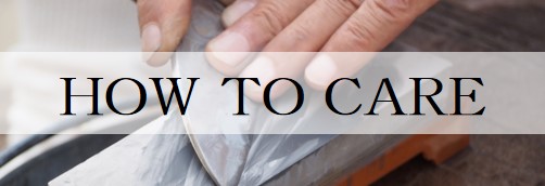 how to care knives content top banner