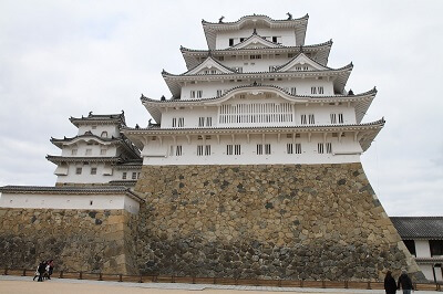 Entire view of Himeji Castle main building