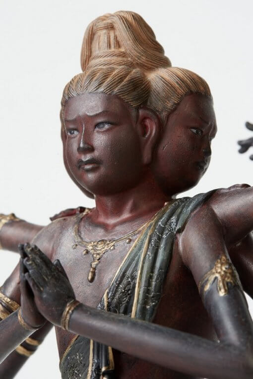 Buddha Statue for sale, Asura, zooming up to left face