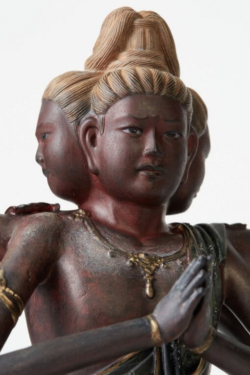 Buddha Statue for sale, Asura, zooming up to right face
