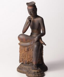 Buddha Statue for sale, Miroku Buddha, entire view of the statue