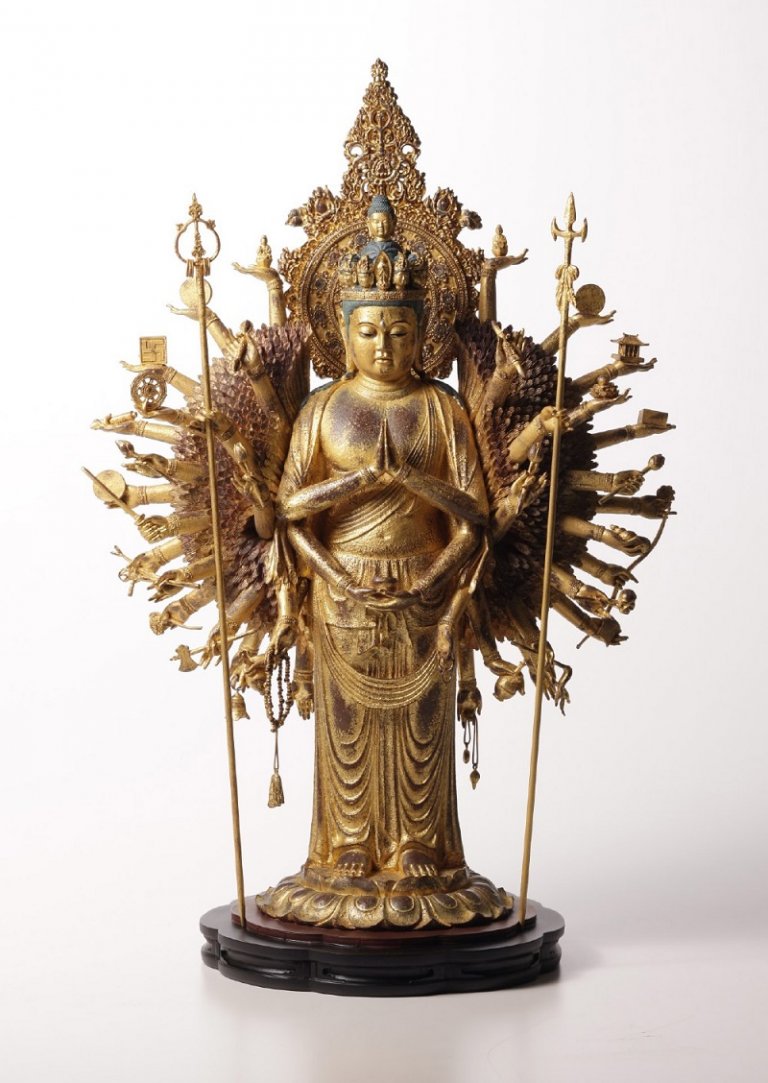 Buddha Statue, Ultimate Thousandarmed Kannon, 46cm/14.6in