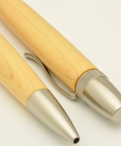 Handmade Ballpoint Pen made in Japan, Precious Wood Series Pen made of Cypress, details