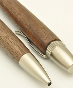 Handmade Ballpoint Pen made in Japan, Precious Wood Series Pen made of walnut, details