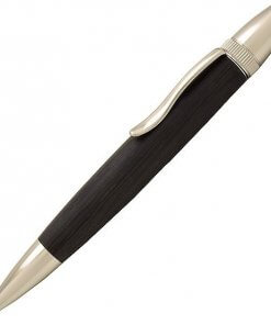 Handmade Ballpoint Pen made in Japan, Precious Wood Series Pen made of Ebony