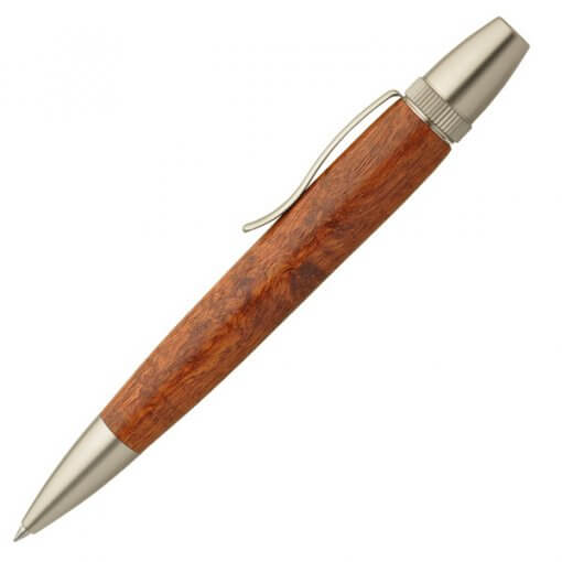 Handmade Ballpoint Pen made in Japan, Precious Wood Series Pen made of Chinese quince tree