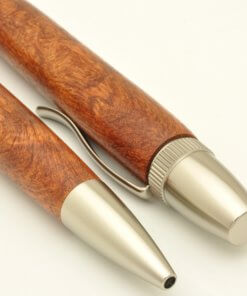 Handmade Ballpoint Pen made in Japan, Precious Wood Series Pen made of Chinese quince tree, details