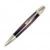 Handmade Ballpoint Pen made in Japan, Sunburst Painted Wood Pen Series, Type-P Candy colors, Curly Maple - Purple