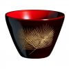 japanese lacquerware for sale, urushi sake cup series, pine leaves are drawn black cup
