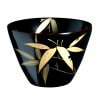japanese lacquerware for sale, urushi sake cup series, bamboo drawing black cup