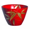 japanese lacquerware for sale, urushi sake cup series, bamboo drawing red cup