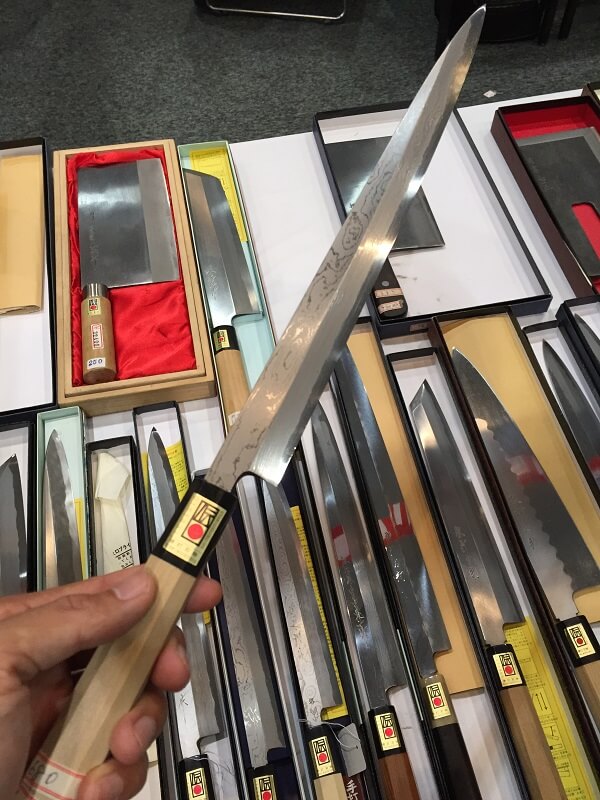 a simple but wonderful japanese chef's knife made in Sakai Japan