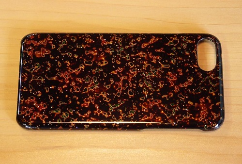 Tsugaru Lacquerware, a traditional Japanese crafts from Aomori, iPhone case backside pattern