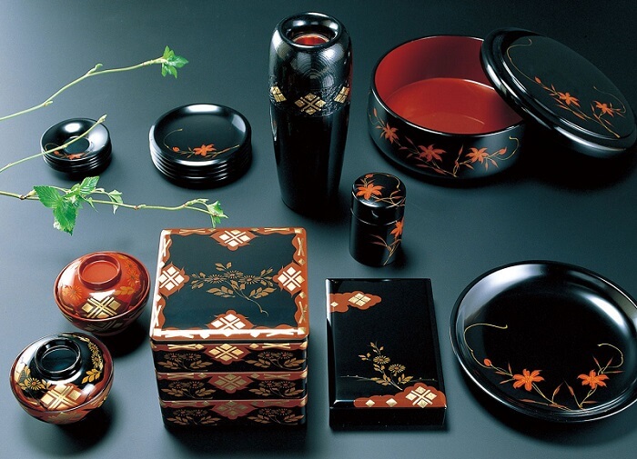 Japanese lacquerware crafts, Hidehira Lacquerware product lineup