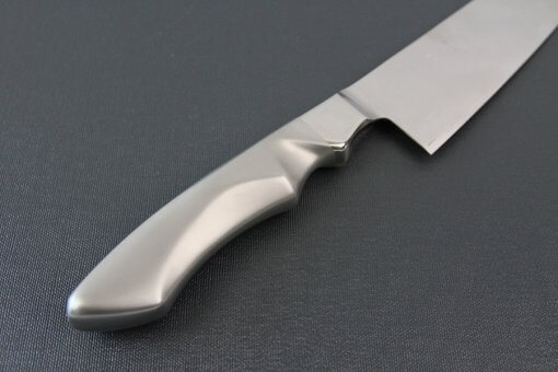 Japanese Chef Knife, Damascus Gyuto size M, details of handle