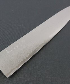Japanese Chef Knife, Damascus Gyuto size L, details of blade face