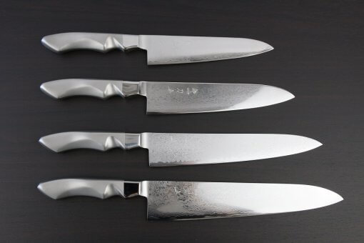 Japanese Chef Knife, Damascus Gyuto series 4 sizes