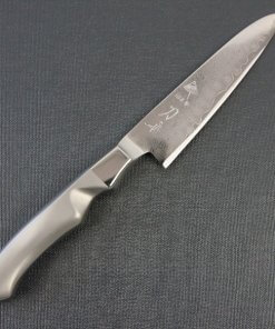 Japanese Chef Knife, Petit utility knife size 120mm, front view