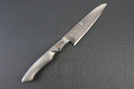 Japanese Chef Knife, Petit utility knife size 120mm, front view