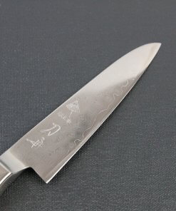 Japanese Chef Knife, Petit utility knife size 120mm, details of blade