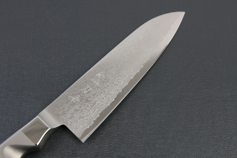 7 Multi-Twist Damascus Chef's Knives