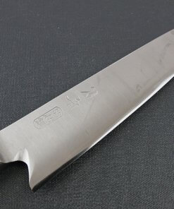Japanese Highest Quality Chef Knife, Tohu Powder high-speed steel Series, Gyuto chef knife 180mm, details of blade front side