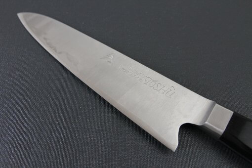 Japanese Highest Quality Chef Knife, Tohu Powder high-speed steel Series, Gyuto chef knife 180mm, details of blade backside