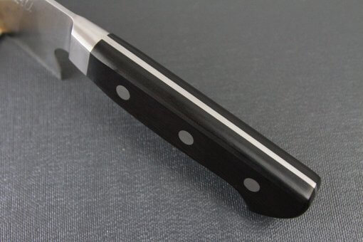 Japanese Highest Quality Chef Knife, Tohu Powder high-speed steel Series, Gyuto chef knife 180mm, handle top view
