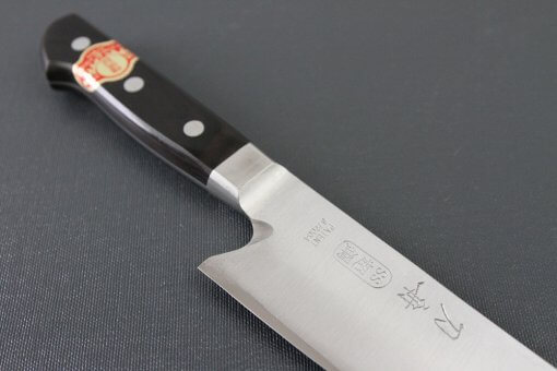 Japanese Highest Quality Chef Knife, Tohu Powder high-speed steel Series, Gyuto chef knife 210mm, diagonal front view