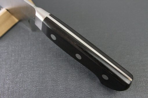 Japanese Highest Quality Chef Knife, Tohu Powder high-speed steel Series, Gyuto chef knife 240mm, handle top view