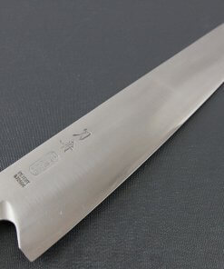 Japanese Highest Quality Chef Knife, Tohu Powder high-speed steel Series, Gyuto chef knife 300mm, details of blade front side