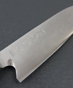 Japanese Highest Quality Chef Knife, Tohu Powder high-speed steel Series, Santoku multi-purpose knife, details of blade front side