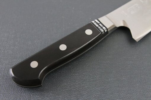 Japanese Highest Quality Chef Knife, Tohu Powder high-speed steel Series, Santoku multi-purpose knife, details of handle