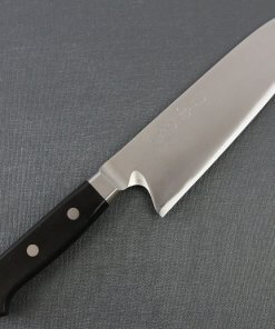 Japanese Highest Quality Chef Knife, Tohu Powder high-speed steel Series, Santoku multi-purpose knife 180mm, entire front view
