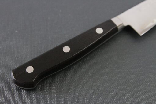 Japanese Highest Quality Chef Knife, Tohu Powder high-speed steel Series, petit knife 120mm, handle details