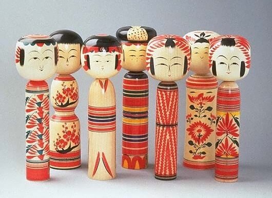 Japanese Traditional Wood Carving Dolls, Kokeshi, product variations