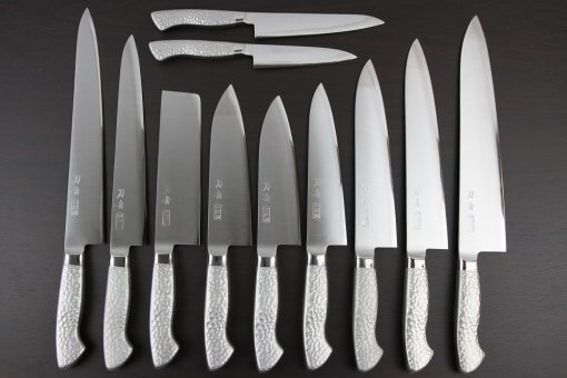Japanese chef knives, full lineup of toshu elegance monaka series knives