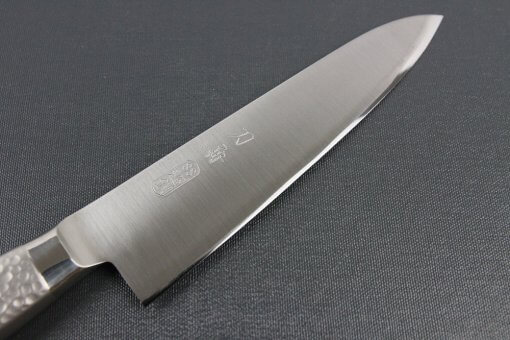 Japanese Chef Knife, Elegance Monaka Series, Gyuto chef knife 180mm, details of blade front side