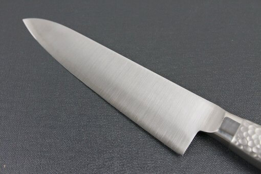Japanese Chef Knife, Elegance Monaka Series, Gyuto chef knife 180mm, details of blade backside