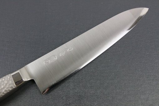 Japanese Chef Knife, Elegance Monaka Series, Gyuto chef knife 210mm, details of blade front side