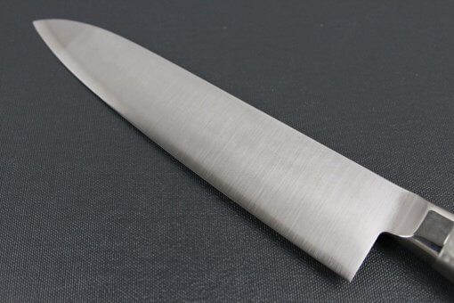 Japanese Chef Knife, Elegance Monaka Series, Gyuto chef knife 210mm, details of blade backside