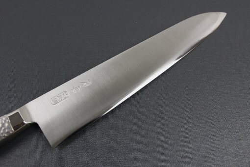 Japanese Chef Knife, Elegance Monaka Series, Gyuto chef knife 270mm, details of blade front side
